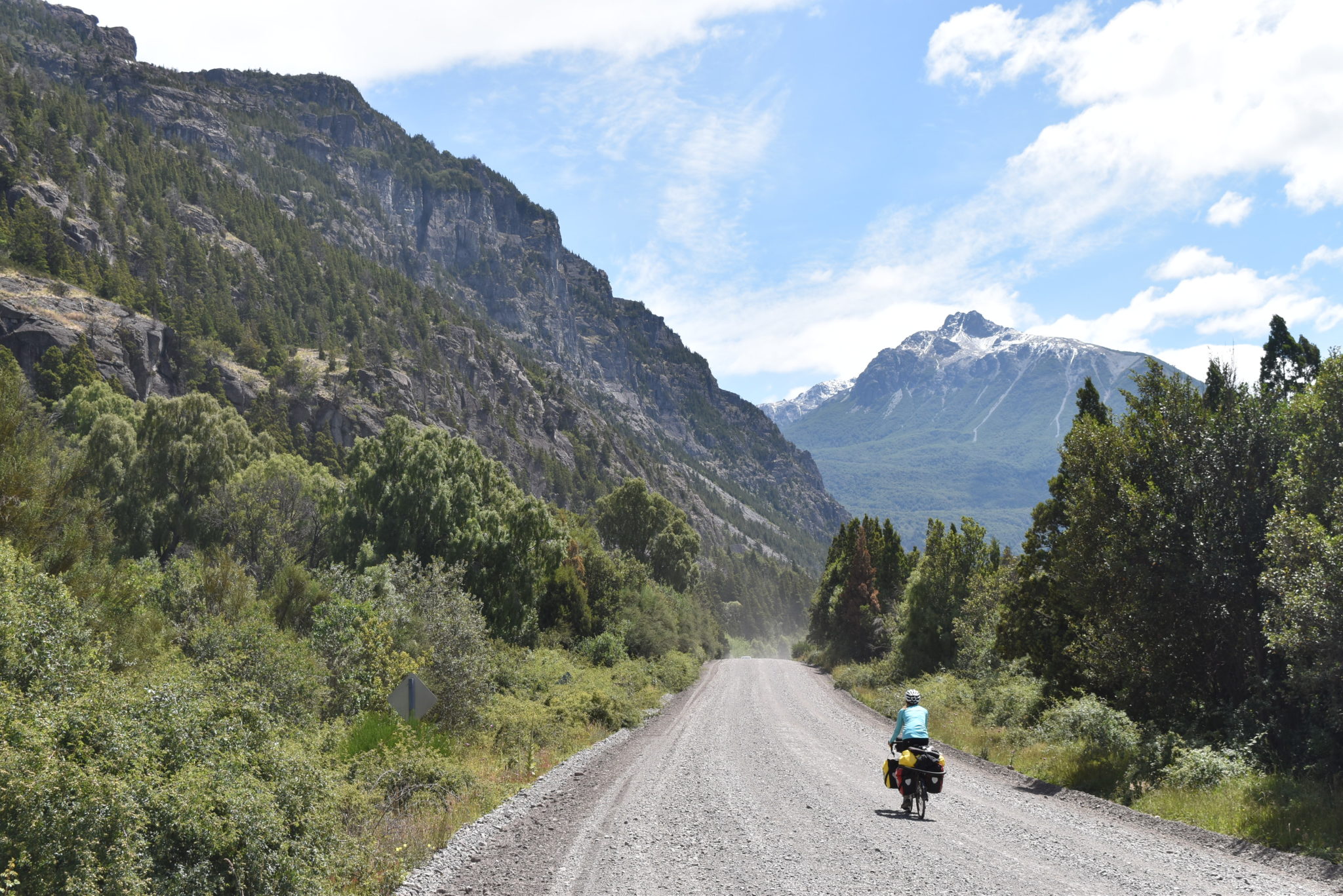 Crossing Between Chile And Argentina Bicycle Patagonia